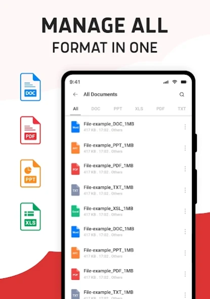 Document Reader PDF Word & XLS 2.3.7 Screenshot