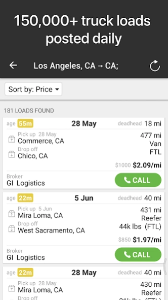 Doft Load Board & Truck Loads 3.21.8 Screenshot