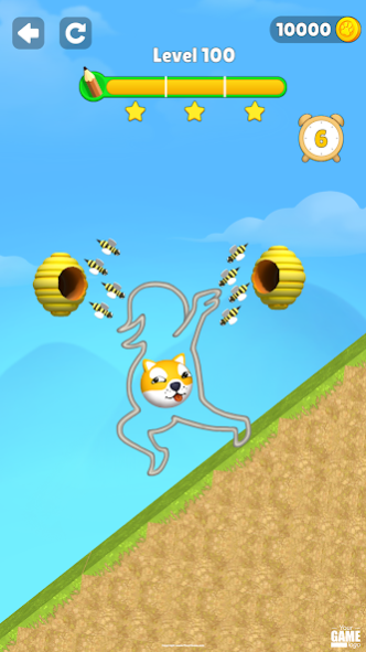 Doge vs Bee 3D: Draw to Save 1.31 Screenshot