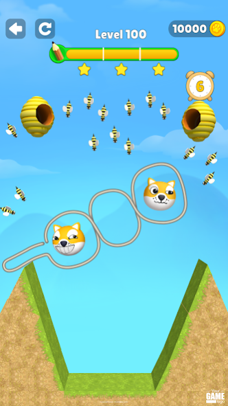 Doge vs Bee 3D: Draw to Save 1.31 Screenshot