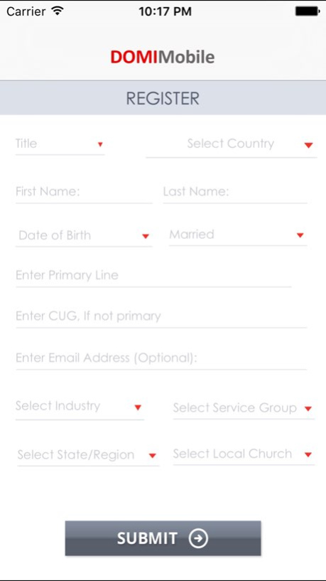 DOMIMobile 1.0.1 Screenshot