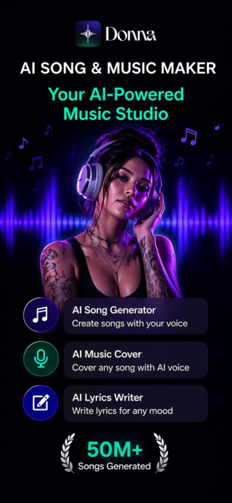 Donna AI Song & Music Maker 1.0.100 Screenshot