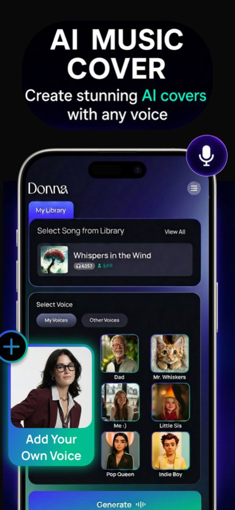Donna AI Song & Music Maker 1.0.100 Screenshot