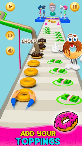 Donut Stack Maker: Donut Games 1.3 Screenshot