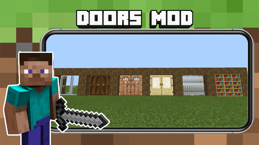 Doors Mod For Minecraft PE 1.4 Screenshot