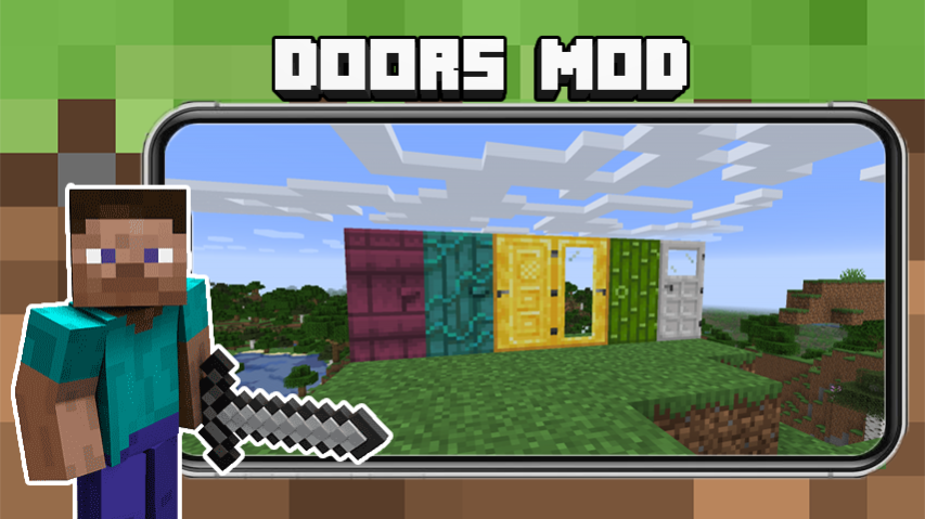 Doors Mod For Minecraft PE 1.4 Screenshot