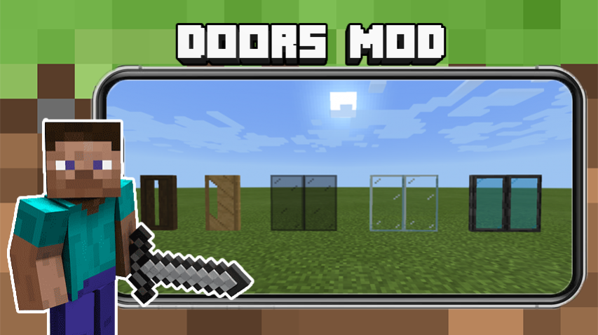 Doors Mod For Minecraft PE 1.4 Screenshot