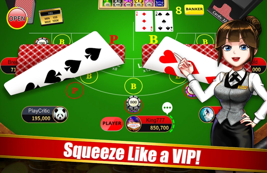Baccarat - Dragon Ace Casino 2026.10.1 Screenshot