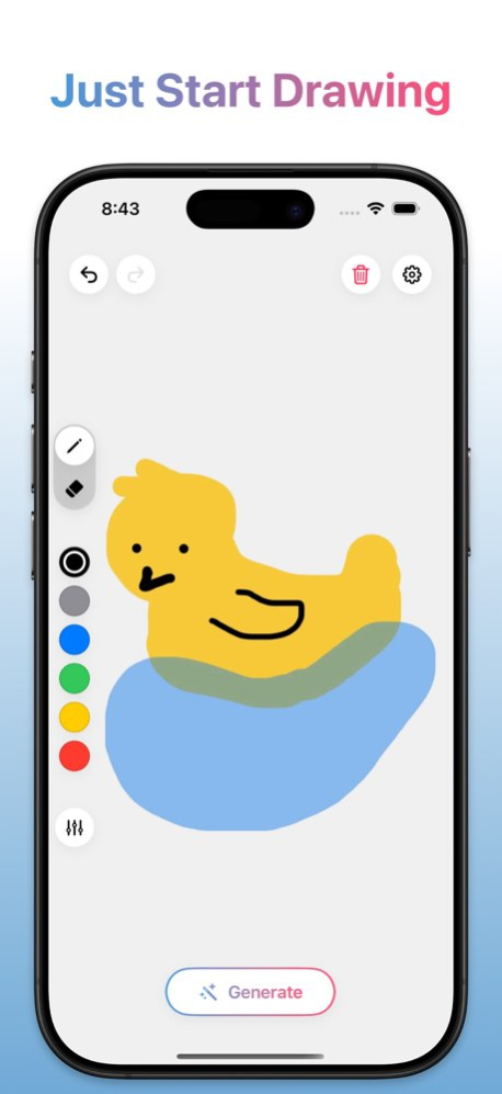 Draw easy with AI - Doodlefy  Screenshot