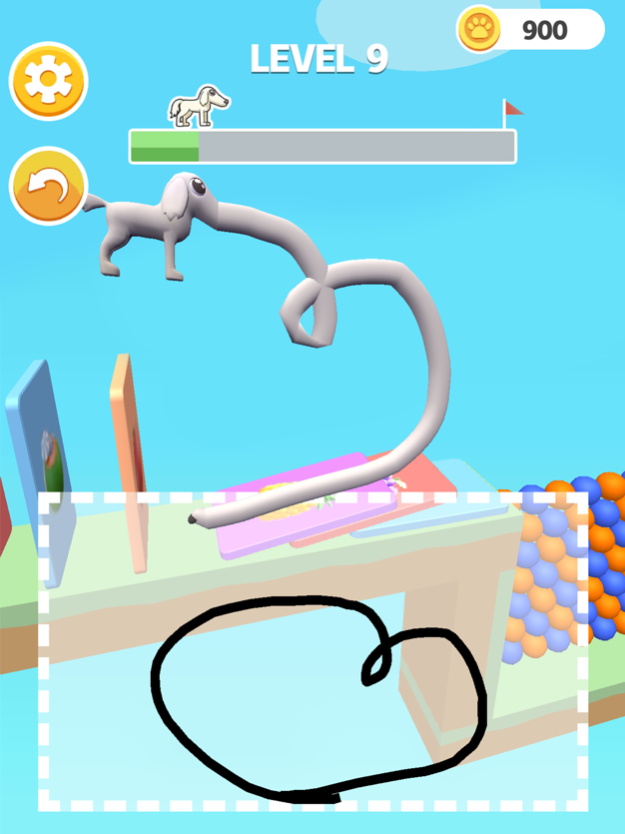 Draw Long Dog - To save games 1.2 Screenshot