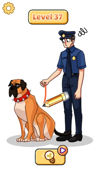 Draw Police Puzzle - Thief DOP 1.20 Screenshot