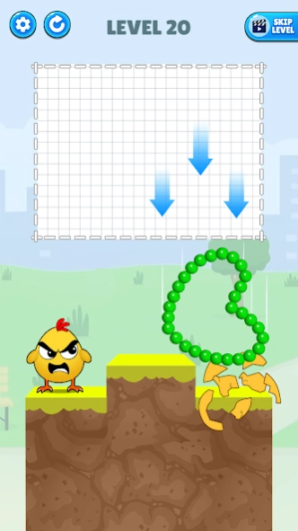 Draw to Break Angry Eggs  Screenshot