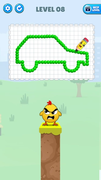 Draw to Break Angry Eggs  Screenshot