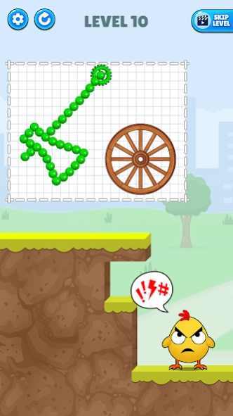 Draw to Break Angry Eggs  Screenshot