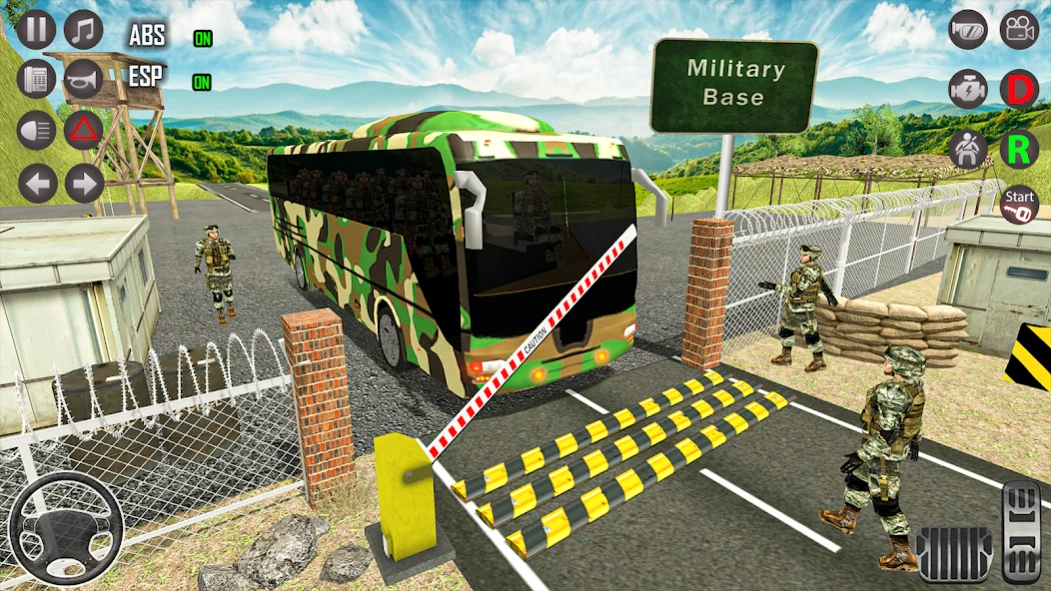 Army bus game military bus 1.0 Screenshot