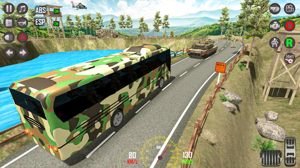 Army bus game military bus 1.0 Screenshot