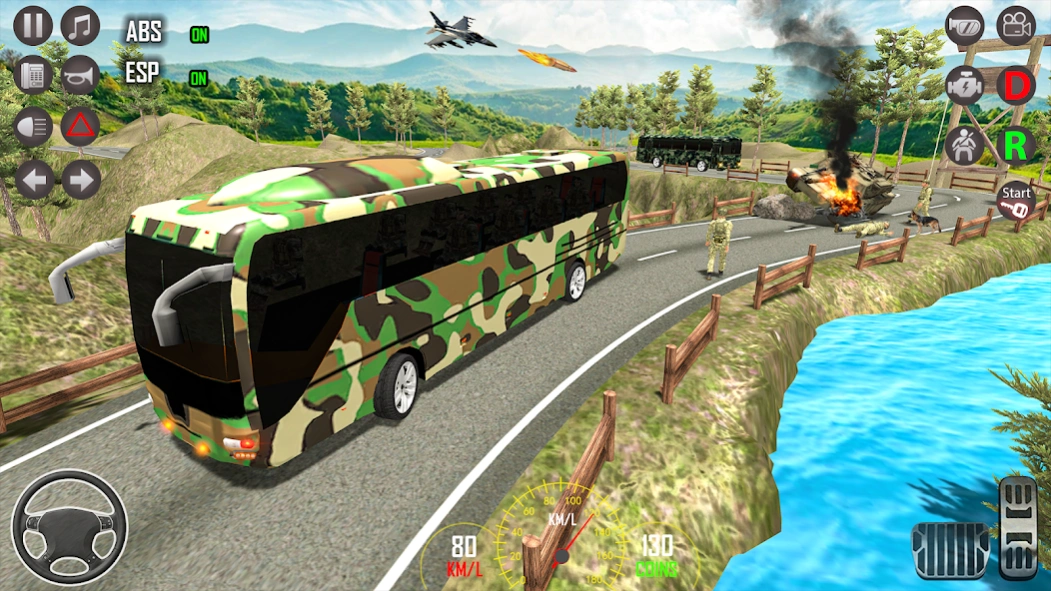 Army bus game military bus 1.0 Screenshot