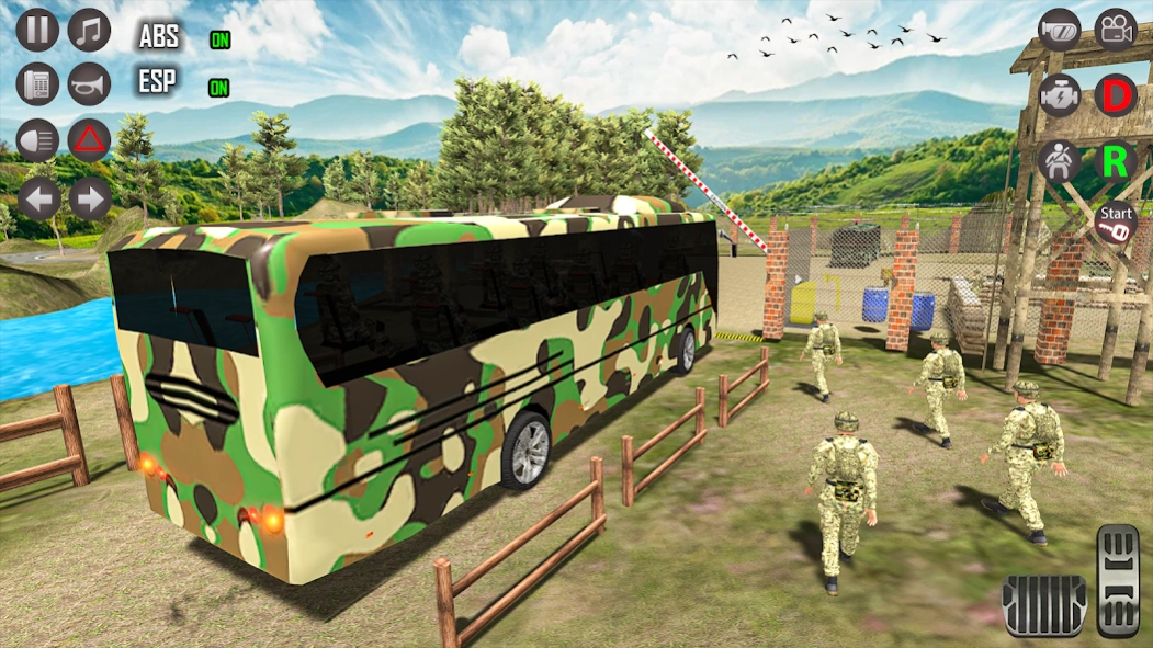 Army bus game military bus 1.0 Screenshot