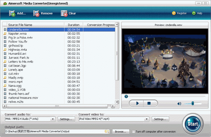 DRM Removal Media Converter 1.4.4 Screenshot