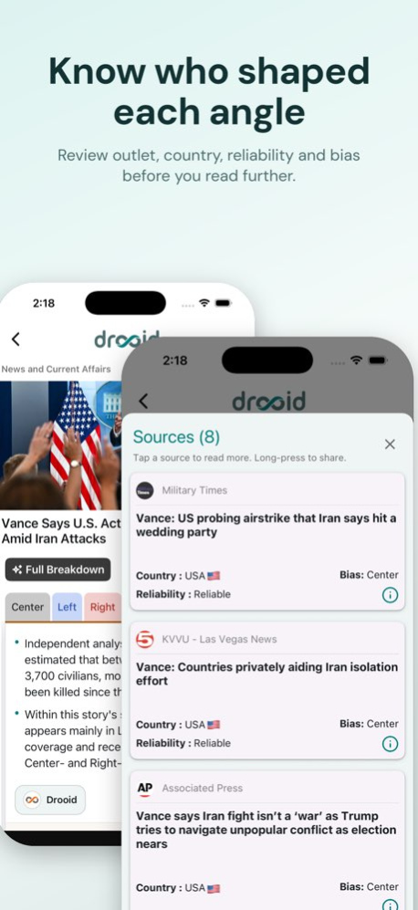 Drooid: News from All Sides 3.3.3 Screenshot