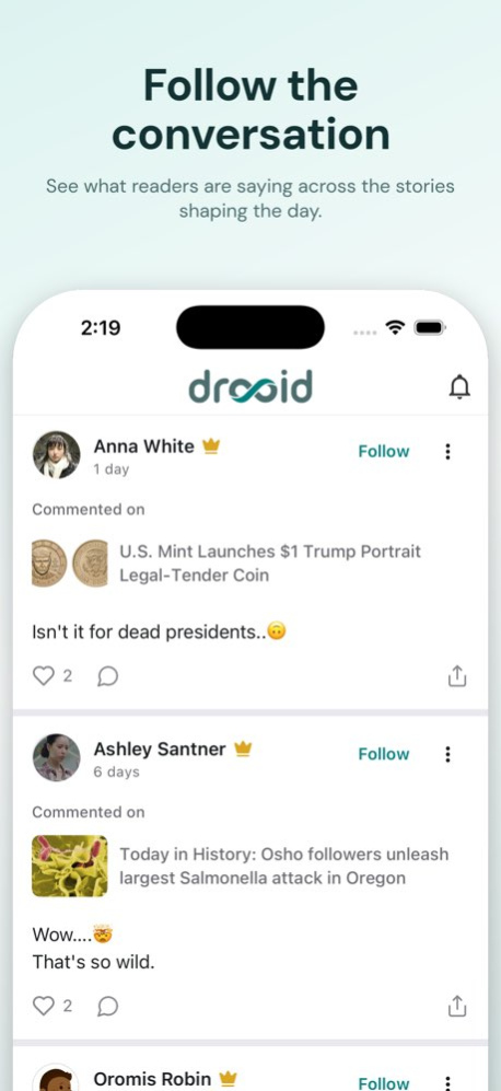 Drooid: News from All Sides 3.3.3 Screenshot