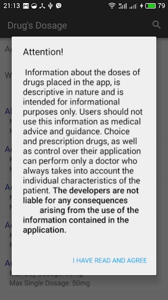 Drug Dose  Screenshot