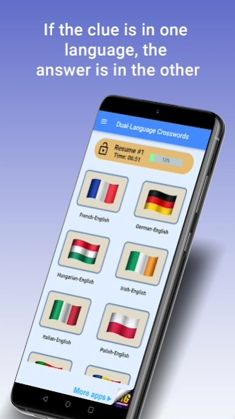 Dual-Language Crosswords 1.0.21 Screenshot