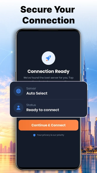 Dubai VPN - Fast & Secure 50.150.508 Screenshot