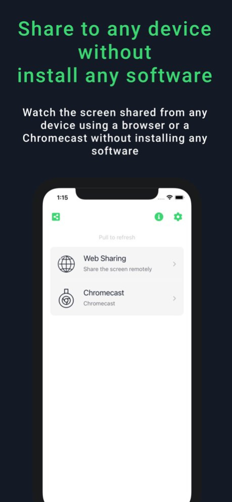 Duplica - iOs Share Screen 2.6.0 Screenshot