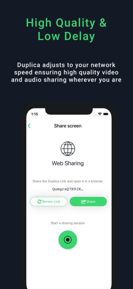 Duplica - iOs Share Screen 2.6.0 Screenshot