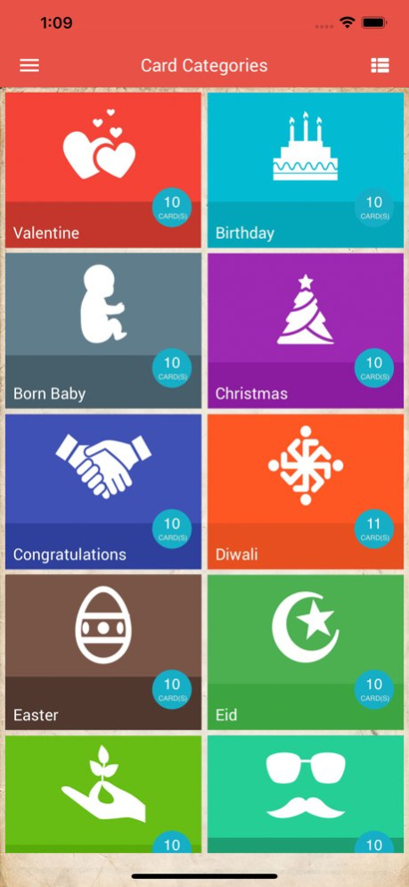 E-Cards Greeting App 5.2.0 Screenshot