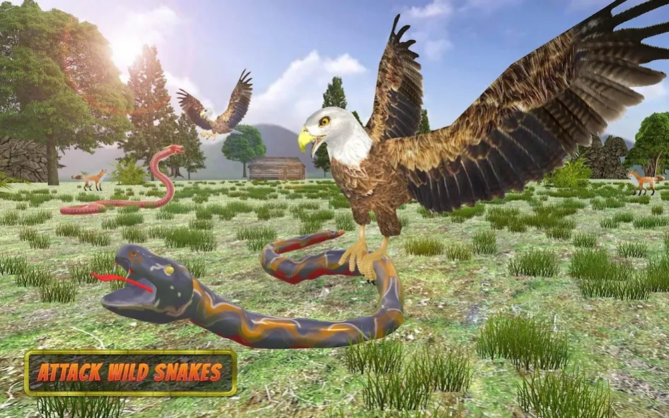 Eagle Simulators 3D Bird Game 2.5 Screenshot