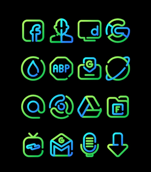 Earth - Lines Icon Pack  Screenshot