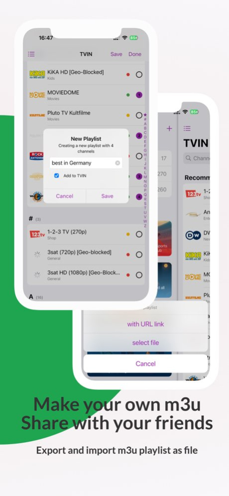TVIN - Live Sports IPTV Player 1.3.1 Screenshot