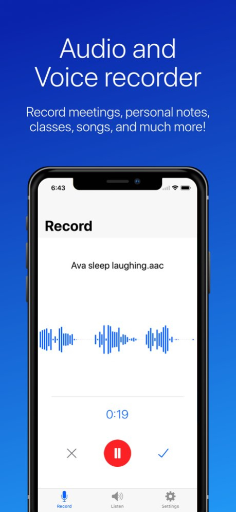Easy Voice Recorder 1.3.2 Screenshot