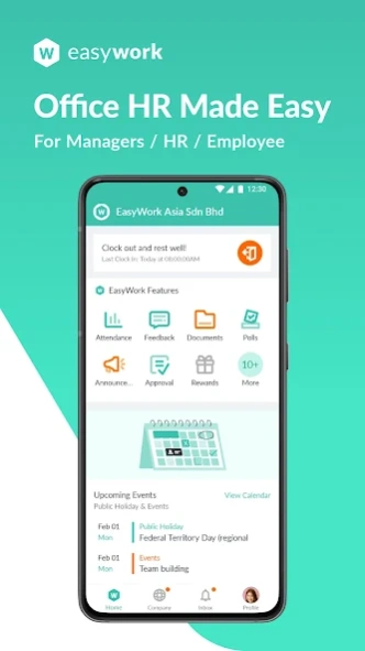 EasyWork - Company & HR app 2.5.3 Screenshot