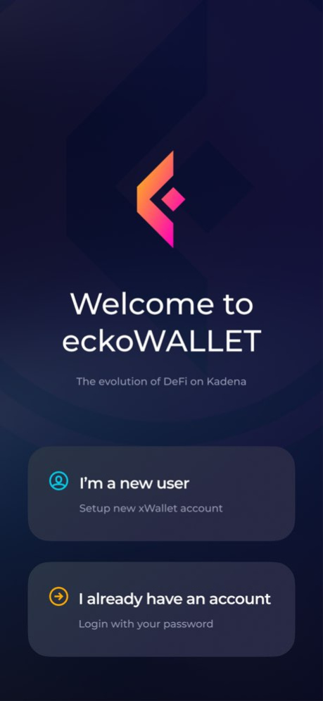 eckoWALLET 1.20.0 Screenshot