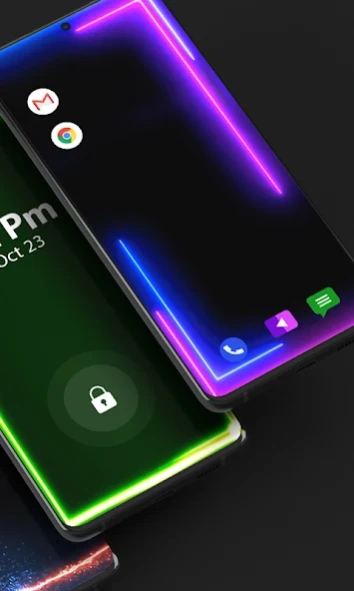 Edge Border : Lighting LWP 1.61 Screenshot