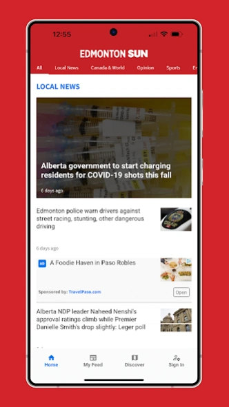 Edmonton Sun 2026100901 Screenshot