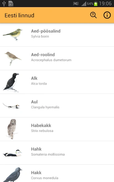 Eesti linnud  Screenshot