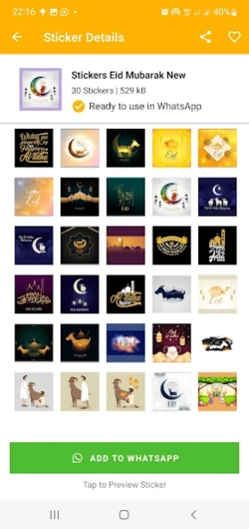 Eid ul Adha Stickers  Screenshot