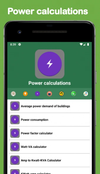 Electrical Calculations 37.0.0 Screenshot