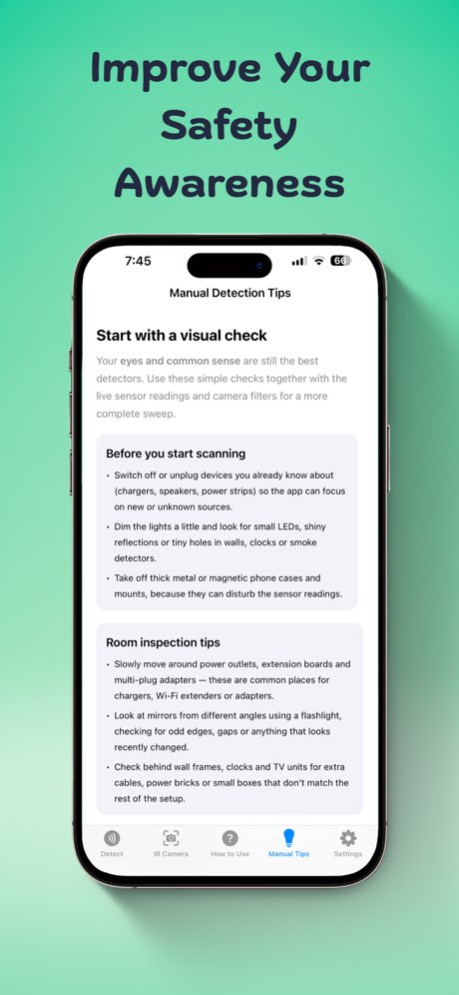 Electronic Device Detector 2.1 Screenshot