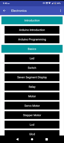 Electronics  Screenshot