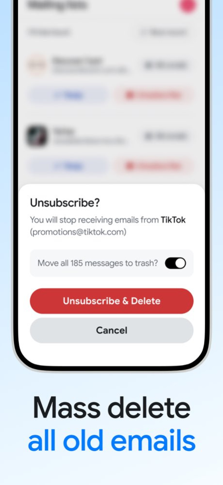 Email Cleaner: Inbox Zapper 2.2.8 Screenshot