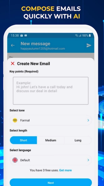Email+ For Outlook & Hotmail 2.1.1.3 Screenshot