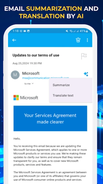 Email+ For Outlook & Hotmail 2.1.1.3 Screenshot