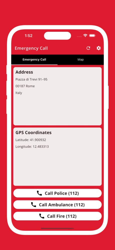 Emergency Call - International 1.2.5 Screenshot