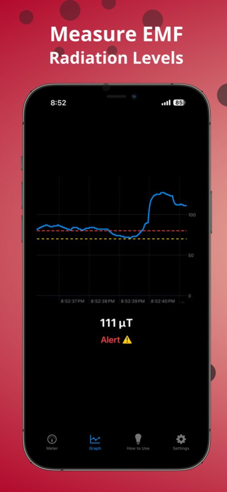EMF Detector - Radiation Meter 2.0 Screenshot