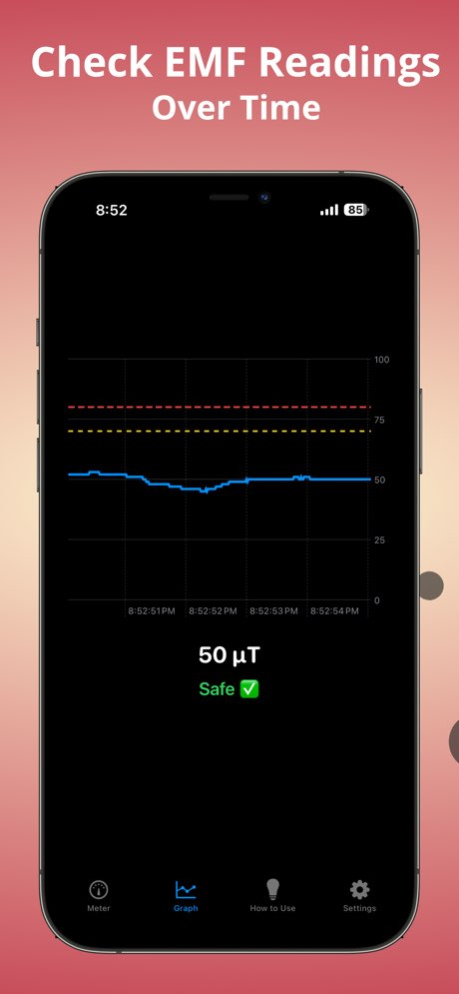EMF Detector - Radiation Meter 2.0 Screenshot